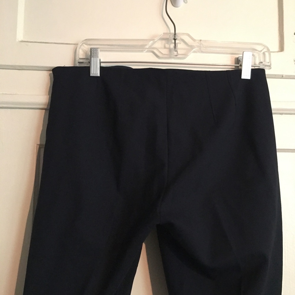Theory Belisa virgin wool navy cropped pants sz 4 - Picture 7 of 10